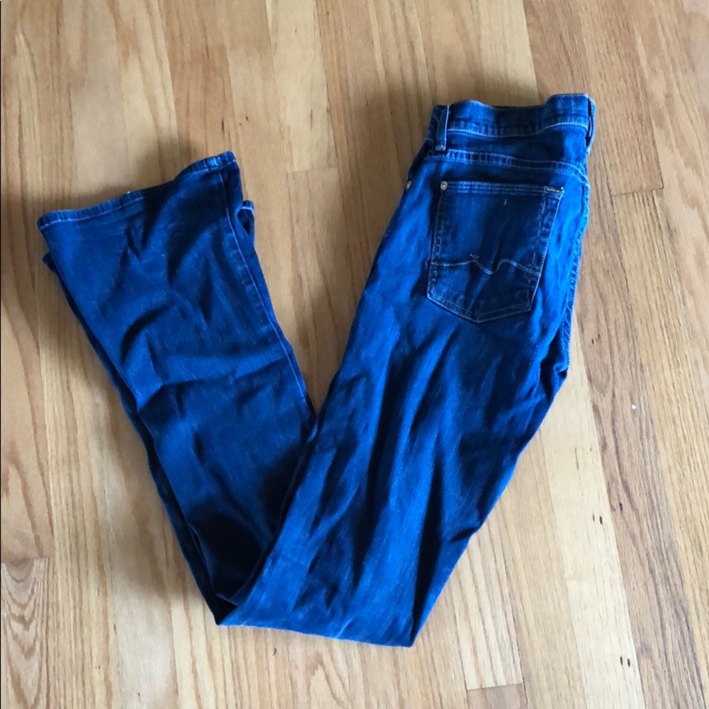 Low rise bell bottom jeans
